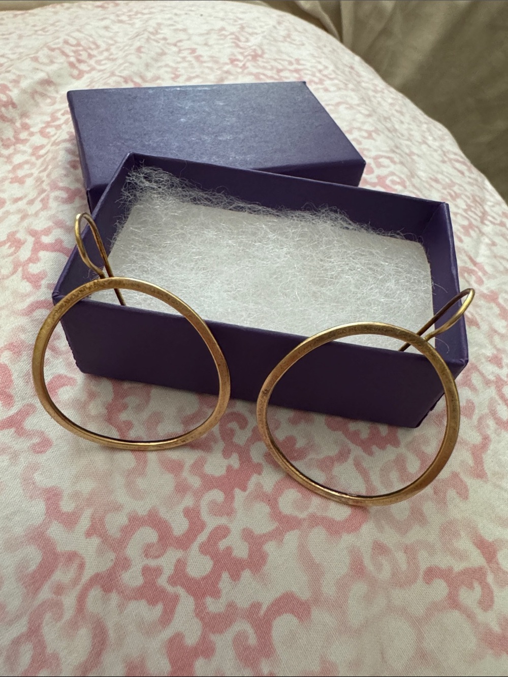 Classic Gold Hoop Drop Earrings for Women